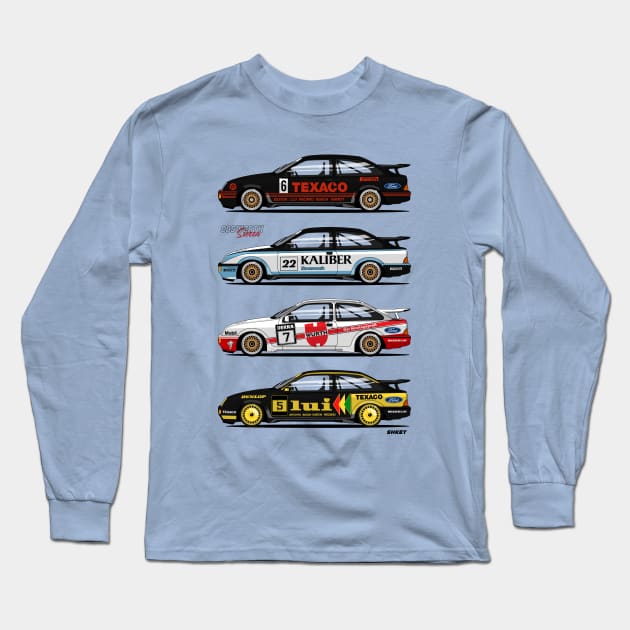 Sierra RS Cosworth Long Sleeve T-Shirt by shketdesign